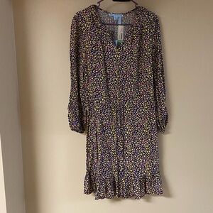 Draper James Floral Long Sleeve Dress